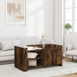 vidaXL füstös tölgy színű szerelt fa dohányzóasztal 100 x 50 x 50 cm (848364)