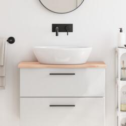 vidaXL kezeletlen tömör fa fürdőszobai pult 80x40x2 cm (3156020)