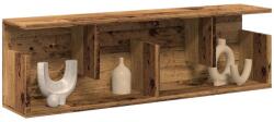 vidaXL antik fa színű szerelt fa faliszekrény 100 x 20 x 30 cm (854848)