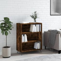 vidaXL füstös tölgy színű szerelt fa könyvespolc 69, 5 x 32, 5 x 90 cm (828337)