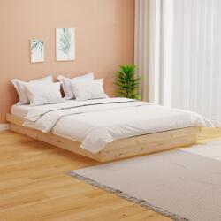 vidaXL King Size tömör fa ágykeret 150 x 200 cm (819912) - vidaxl