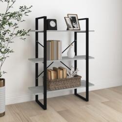 vidaXL szürke sonoma színű szerelt fa könyvszekrény 80 x 30 x 105 cm (821316) - vidaxl
