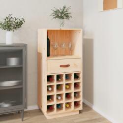vidaXL tömör fenyőfa borszekrény 45x34x100 cm (821532)