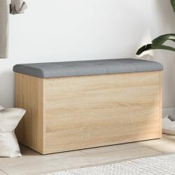 vidaXL sonoma tölgy színű szerelt fa tárolópad 82 x 42 x 45 cm (835049) - vidaxl
