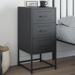 vidaXL antracitszürke acél éjjeliszekrény 36 x 39 x 78 cm (846582)