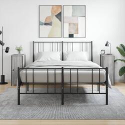 vidaXL 2 db szürke sonoma színű szerelt fa éjjeliszekrény 32x42x80 cm (825970)