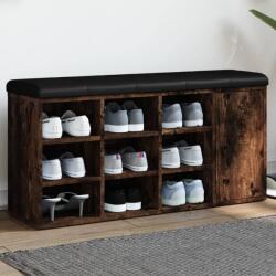 vidaXL füstös tölgy színű szerelt fa cipőpad 102 x 32 x 50 cm (835093)