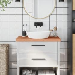vidaXL tömör bükkfa fürdőszobai pult 80 x 40 x 4 cm (356005)