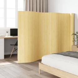 vidaXL világos természetes bambusz térelválasztó 165 x 800 cm (377014)