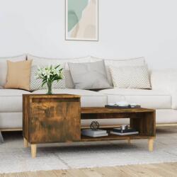 vidaXL füstös tölgy színű fatermék dohányzóasztal 100 x 50 x 45 cm (821129)