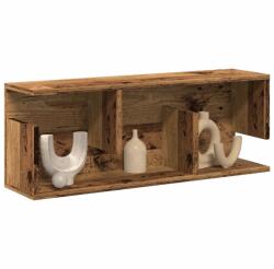 vidaXL antik fa színű szerelt fa faliszekrény 80 x 20 x 30 cm (854839) - vidaxl
