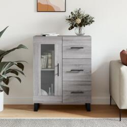 vidaXL szürke sonoma színű szerelt fa tálalószekrény 69, 5 x 34 x 90 cm (828074)