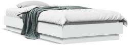 vidaXL fehér ágykeret LED-világítással 90 x 200 cm (839511)