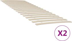 vidaXL 2 db 34 léces ágyrács 80x200 cm (3203720) - vidaxl
