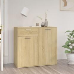 vidaXL sonoma tölgy színű szerelt fa tálalószekrény 80 x 36 x 75 cm (805773)