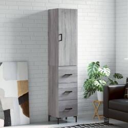 vidaXL szürke sonoma szerelt fa magasszekrény 34, 5 x 34 x 180 cm (3198855) - vidaxl