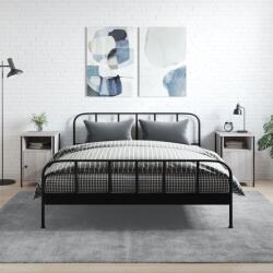 vidaXL 2 db szürke sonoma színű szerelt fa éjjeliszekrény 40x42x60 cm (825920)
