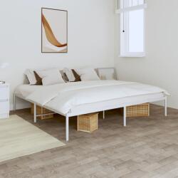 vidaXL fehér fém ágykeret 180 x 200 cm (350917)
