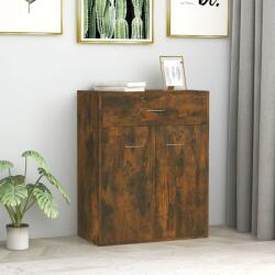 vidaXL füstös tölgy színű szerelt fa tálalószekrény 60 x 30 x 75 cm (815375)