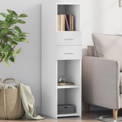vidaXL fehér szerelt fa magasszekrény 30 x 42, 5 x 124 cm (846152) - vidaxl