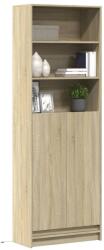 vidaXL sonoma tölgy szerelt fa magasszekrény LED-ekkel 69x32, 5x200 cm (3307907)