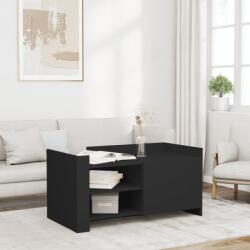vidaXL fekete szerelt fa dohányzóasztal 100 x 50 x 50 cm (848361)