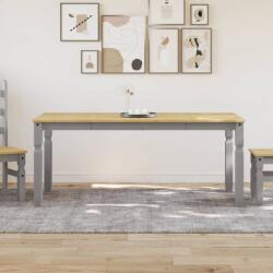 vidaXL Corona szürke tömör fenyőfa ebédlőasztal 180 x 90 x 75 cm (4005721)