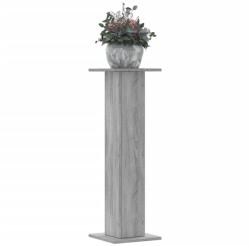 vidaXL 2 db szürke sonoma szerelt fa növénytartó állvány 30x30x95 cm (3307878) - vidaxl
