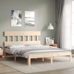 vidaXL tömör fenyőfa ágy matrac nélkül 160 x 200 cm (3193606)