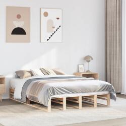 vidaXL tömör fenyőfa ágy matrac nélkül 120 x 190 cm (850863)