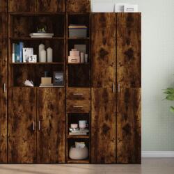 vidaXL füstös tölgy színű szerelt fa magasszekrény 30 x 42, 5 x 185 cm (846240)