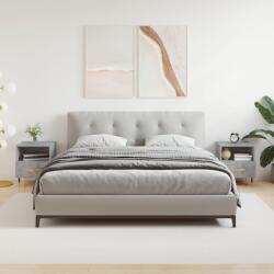 vidaXL 2 db betonszürke szerelt fa éjjeliszekrény 40 x 35 x 47, 5 cm (827397)