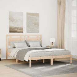 vidaXL tömör fa extra hosszú ágykeret matrac nélkül 160 x 210 cm (3309189)
