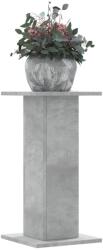 vidaXL 2 db betonszürke szerelt fa növénytartó állvány 30 x 30 x 60 cm (3307858) - vidaxl