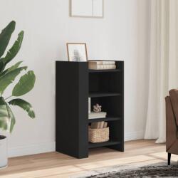 vidaXL fekete szerelt fa tálalószekrény 45 x 35 x 75 cm (848382)