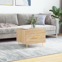 vidaXL sonoma tölgy színű szerelt fa dohányzóasztal 50 x 50 x 40 cm (829370)