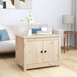 vidaXL tömör fenyőfa dohányzóasztal 71 x 49 x 55 cm (820926)