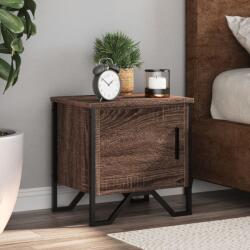 vidaXL 2 db barna tölgyszínű szerelt fa éjjeliszekrény 40x30x40 cm (848523)