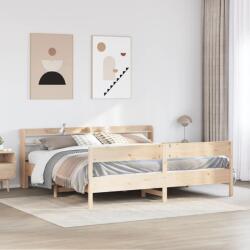 vidaXL tömör fenyőfa ágy matrac nélkül 180 x 200 cm (3306918)