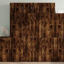 vidaXL füstös tölgy színű szerelt fa tárolószekrény 70 x 42, 5 x 225 cm (3281333)