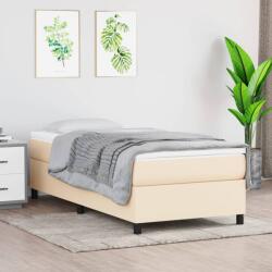 vidaXL ágykeret matrac nélkül krém 80x200 cm szövet 80x200 cm (3120819)