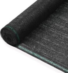 vidaXL fekete HDPE teniszháló 1, 6 x 25 m (45267)
