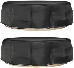 vidaXL 2 db kerek sziget társalgóhuzat 10 fűzőlyukkal Ø236 x 67 cm (3155385)