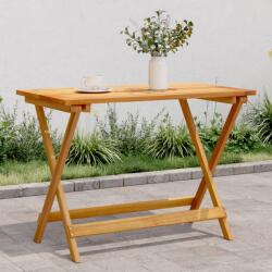 vidaXL összecsukható tömör akácfa kerti asztal 90 x 52, 5 x 65 cm (364894) - vidaxl