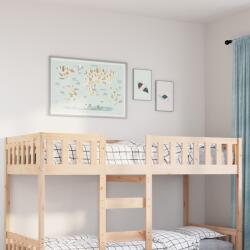 vidaXL tömör fenyőfa gyerekágy matrac nélkül 90 x 190 cm (855018) - vidaxl