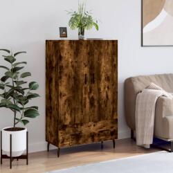 vidaXL füstös tölgy színű szerelt fa magasszekrény 69, 5 x 31 x 115 cm (828257)