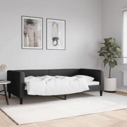 vidaXL fekete szövet kanapéágy 90 x 190 cm (353995)