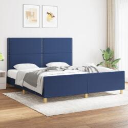 vidaXL kék szövet ágykeret matrac nélkül 180 x 200 cm (3124998)