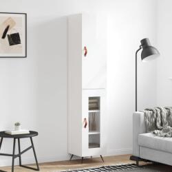 vidaXL magasfényű fehér szerelt fa magasszekrény 34, 5 x 34 x 180 cm (3199019)