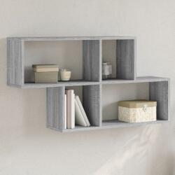 vidaXL szürke sonoma színű szerelt fa fali polc 100 x 20 x 53 cm (848022)